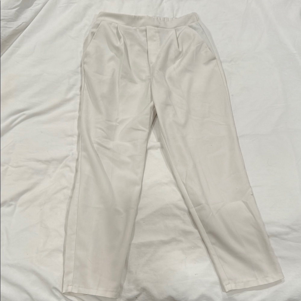 Elegant Cream Trousers
